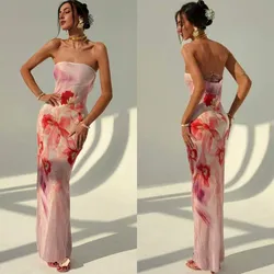 Vestido top estampado de flores