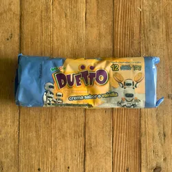 Galletas Duetto Sabor - Vainilla 