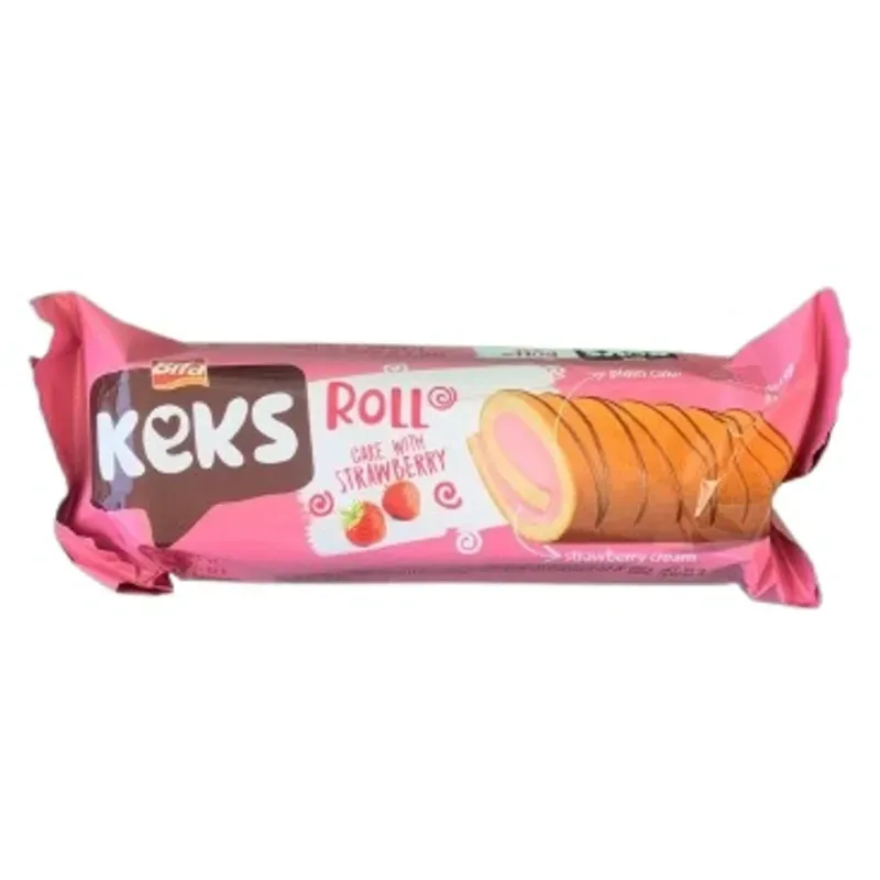 Keks Roll Cake con Fresa