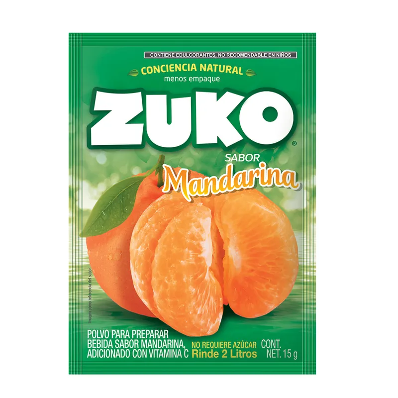 Refresco Zuko Sabor - Mandarina