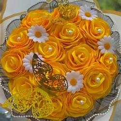 Ramo de 15 rosas eternas 🌹