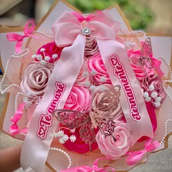 ✨Ramo de 15 rosas eternas personalizado 🌹
