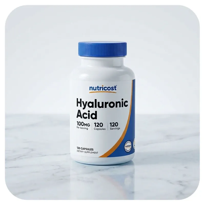 Ácido Hialurónico I Nutricost I 100mg I 120 servicios