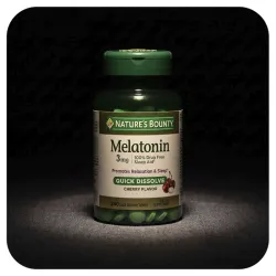 Melatonina I Nature’s Bounty I 3mg I 240 unidades I 240 servicios