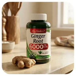 Raíz de Jengibre I FITO MEDIC’S I 6000mg I 200 unidades I 66 servicios