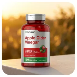 Vinagre de Sidra de Manzana I Horbäach I 2400mg I 150 unidades I 37 servicios