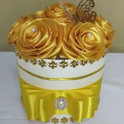 Bouquet Redondo de Rosas Eternas