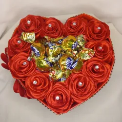 Caja Bombón con Rosas Eternas