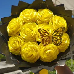 Ramo de 10 Rosas Eternas