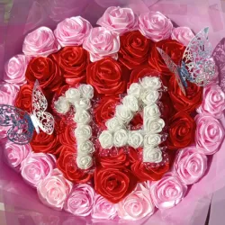 Ramo de 40 Rosas Eternas