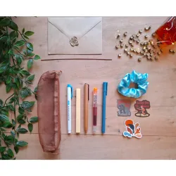 Combo A la Mano Marrón/ Azul