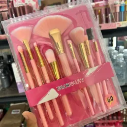 *🤩SET DE 9 BROCHAS BEAUTY . Rosado 🩷