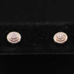 Aretes de Diamantes Naturales 