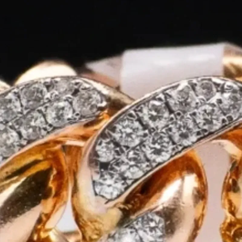 Anillo 10k de Diamantes Naturales 
