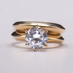 Anillo 10k Italiano
