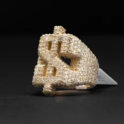 Anillo 10k de Diamantes Naturales 
