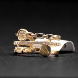 Anillo 14k Italiano