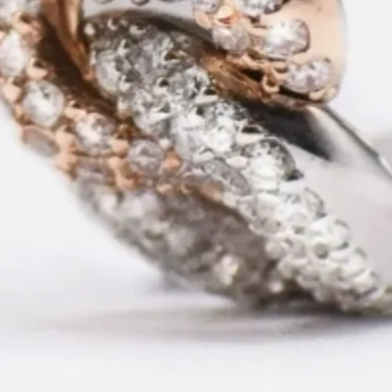 Anillo 14k de Diamantes Naturales 