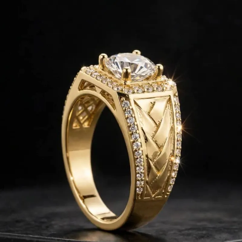 Anillo 10k italiano