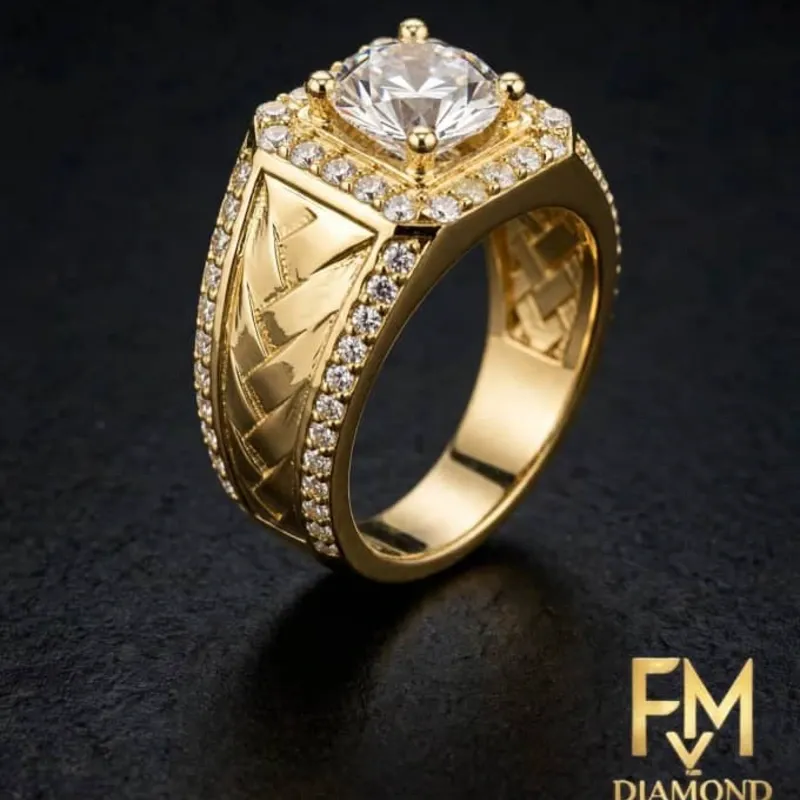 Anillo 10k italiano