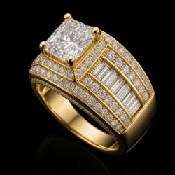 Anillo de Compromiso 14k Italiano