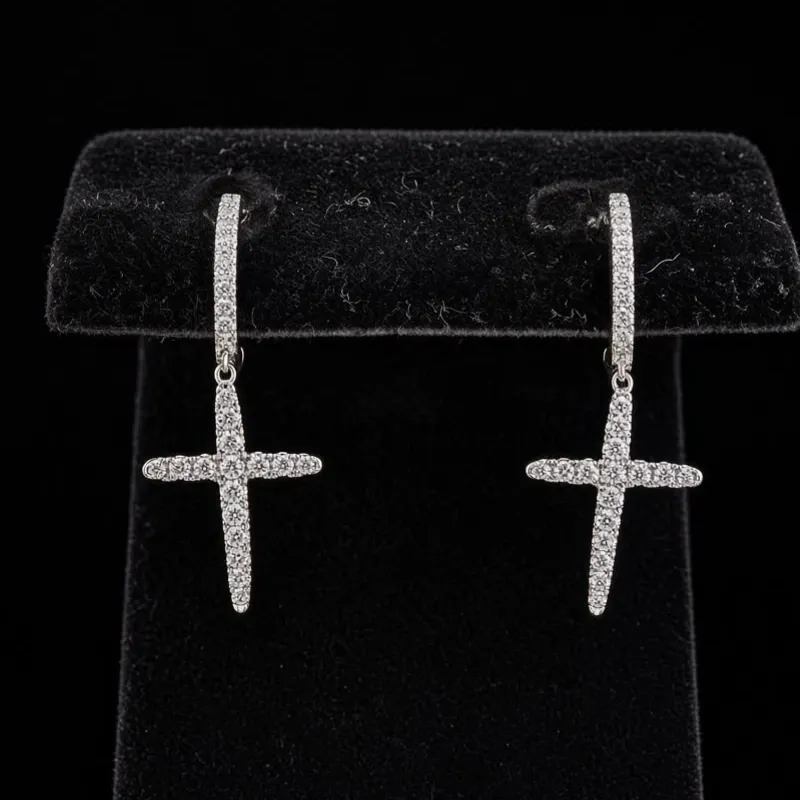 Aretes 14k de Diamantes Naturales