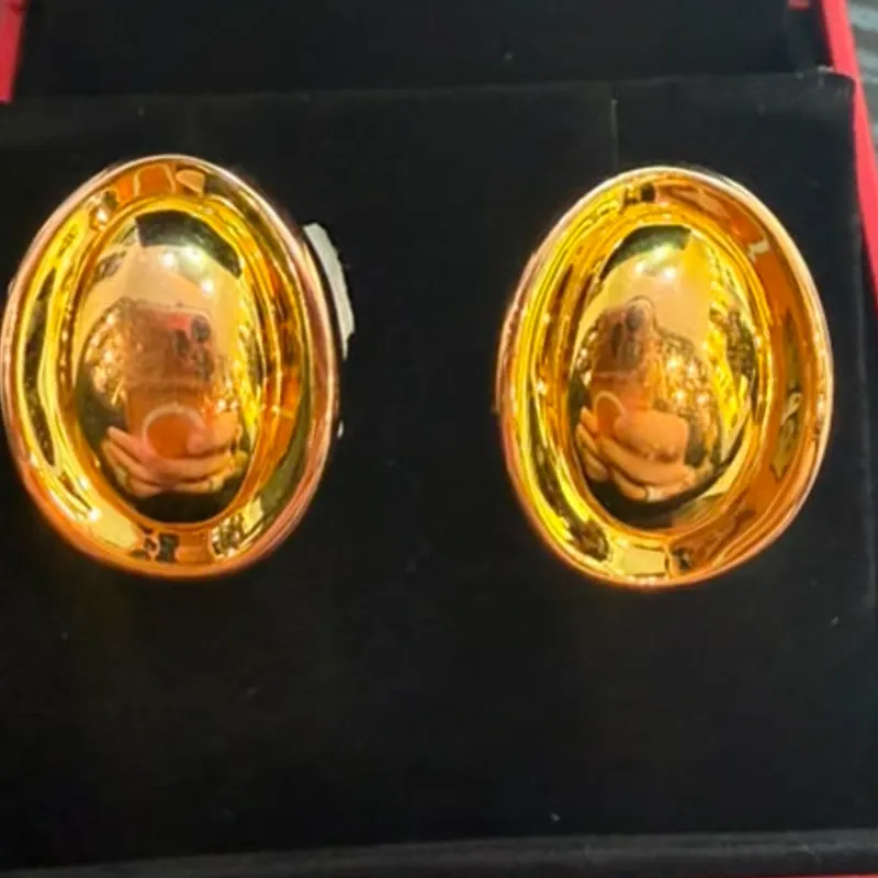 Aretes 14k de Mujer Super Volumen