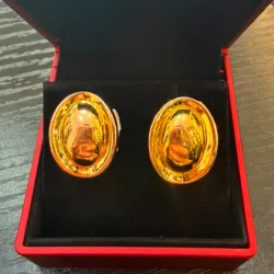 Aretes 14k de Mujer Super Volumen