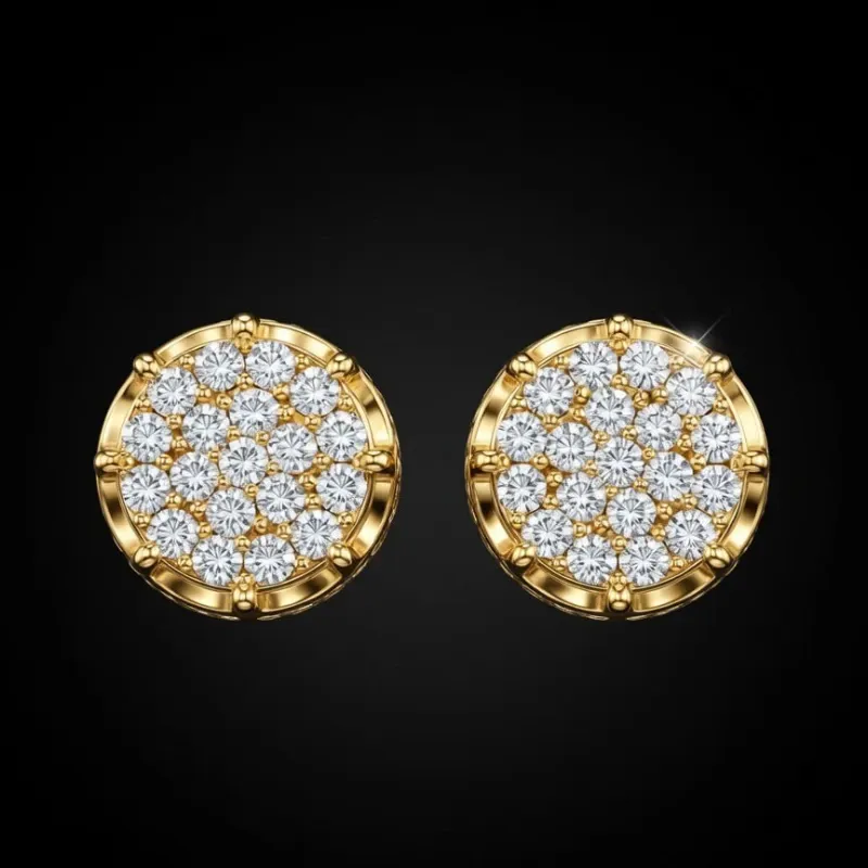Aretes de Diamantes Naturales