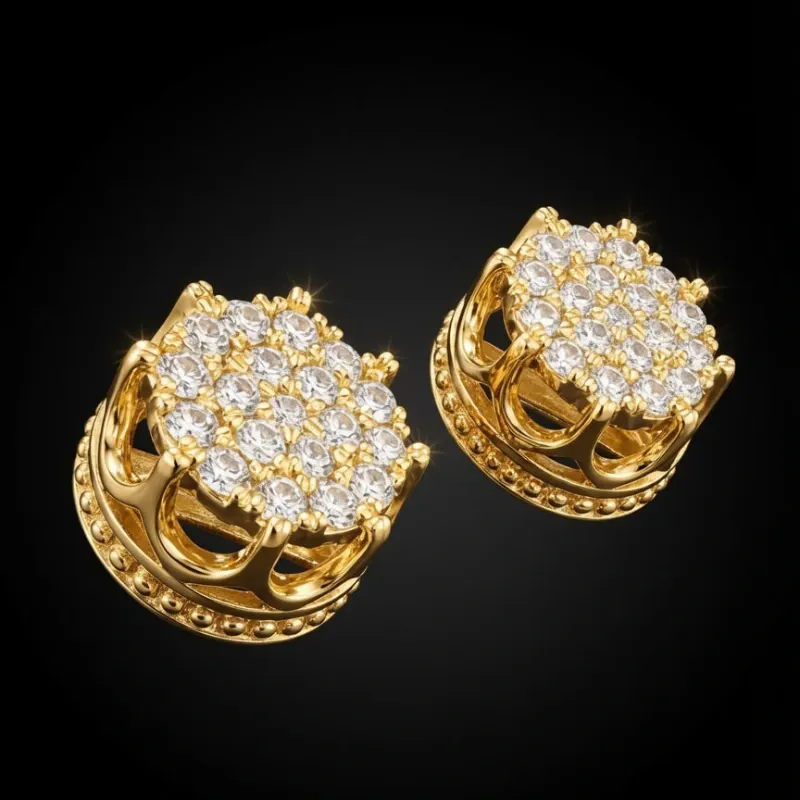 Aretes de Diamantes Naturales