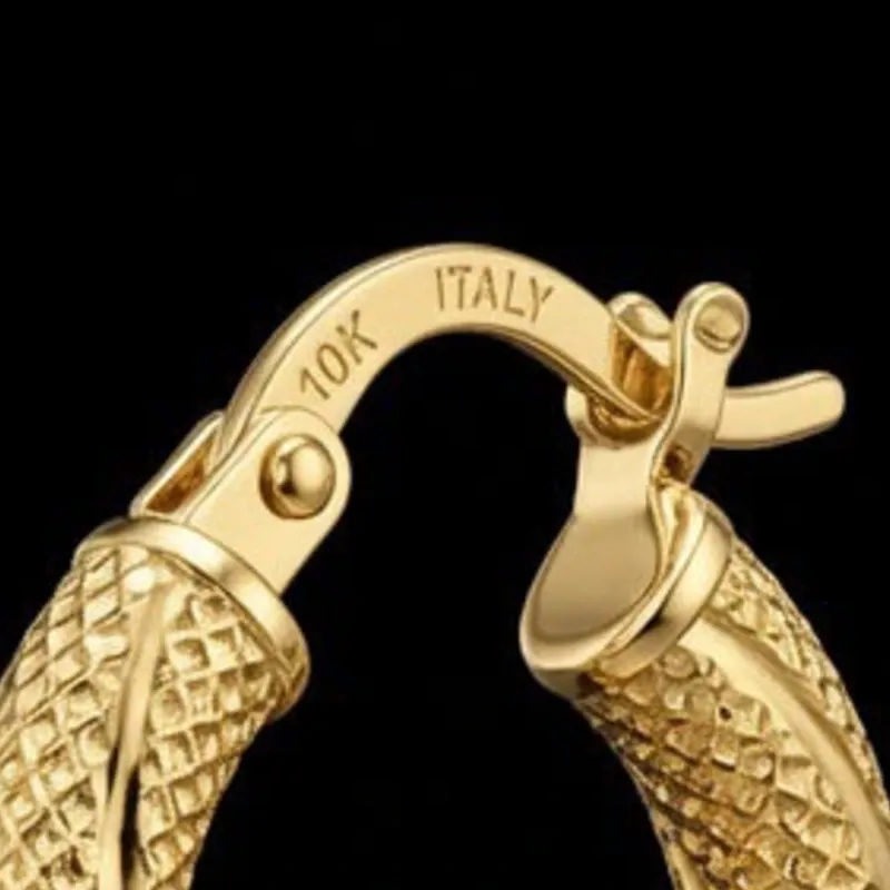 Argollas Italianas 10k
