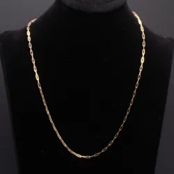 Cadena Italiana 14k de Oro Rosa 