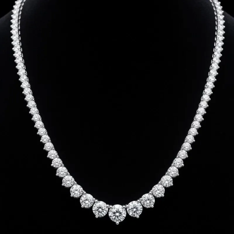 Collar 14k de Diamantes de Laboratorio