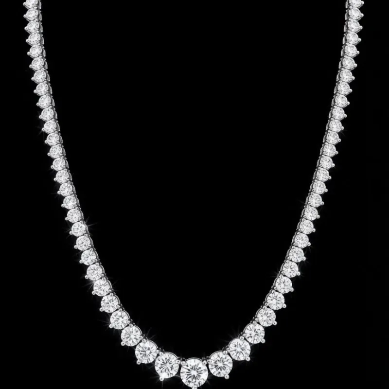Collar 14k de Diamantes de Laboratorio