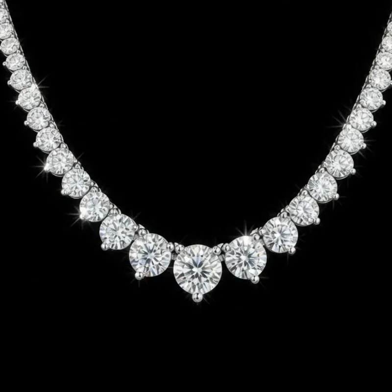 Collar 14k de Diamantes de Laboratorio