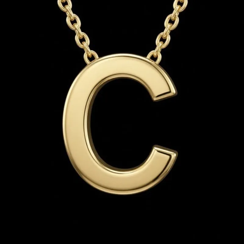 Cadena con Dije Italiano 10k "C"