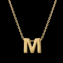 Cadena con Dije Italiano 10k "m"