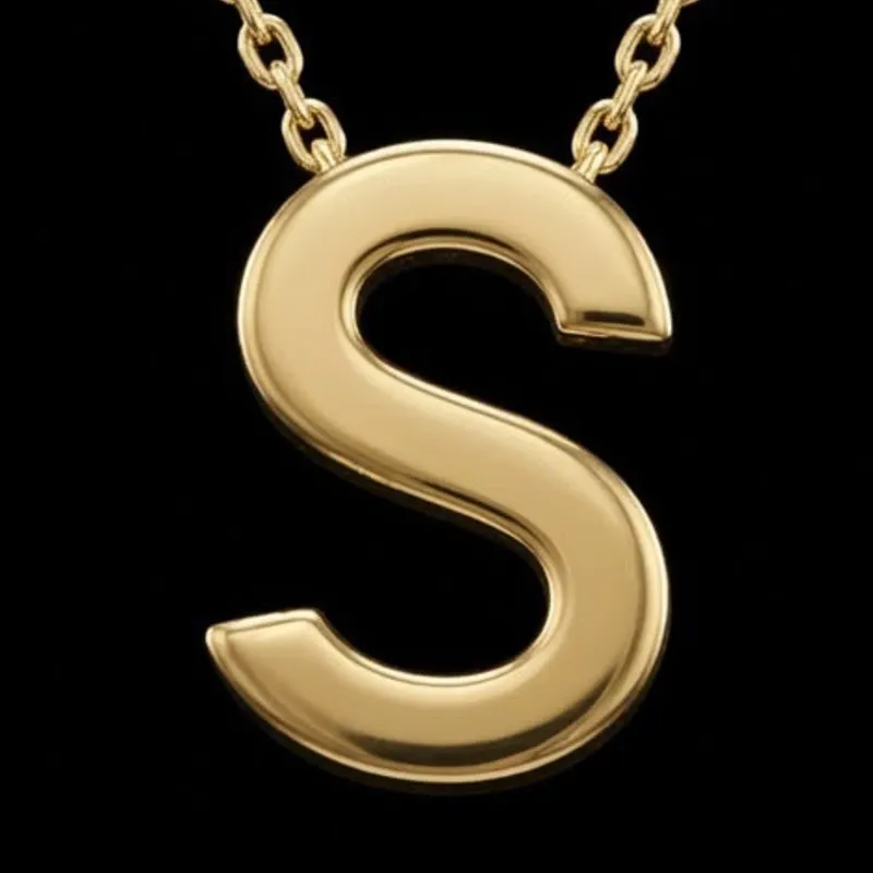 Cadena con Dije Italiano 10k "S"