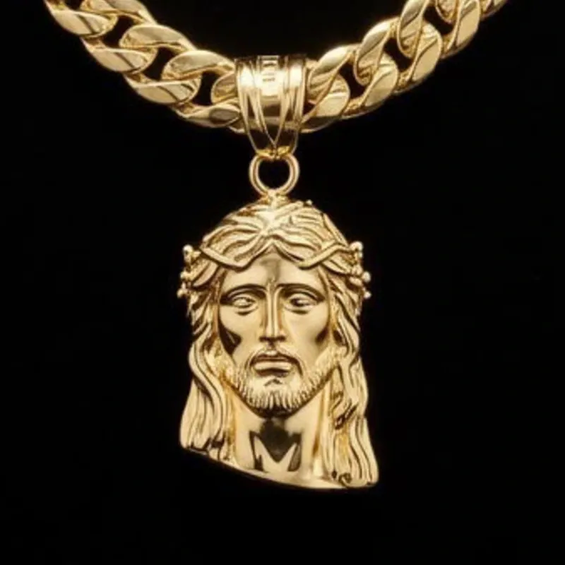 Cadena con Dije Italiano 18k