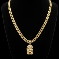 Cadena con Dije Italiano 18k