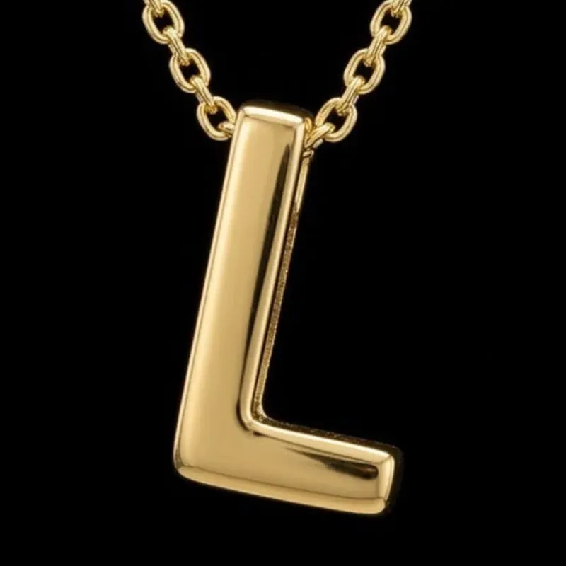 Cadena con Dije Italiano "L"