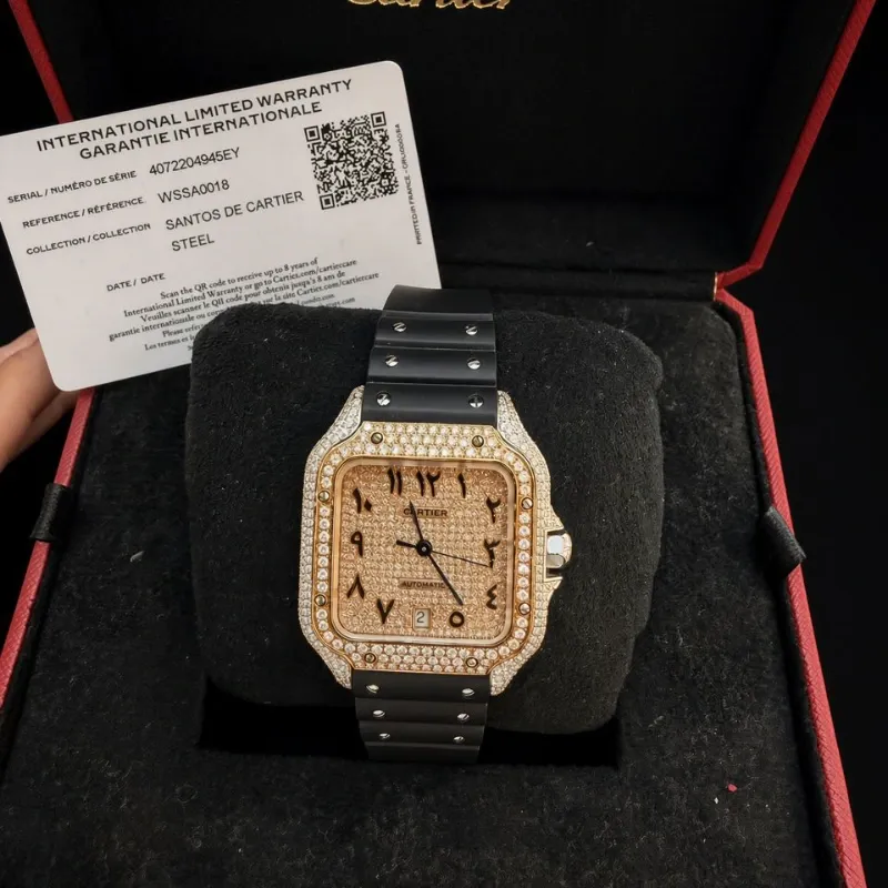 Cartier Santos Diamantes Naturales 2026 Full Set