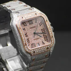 Cartier Santos Full Diamantes Naturales 2025