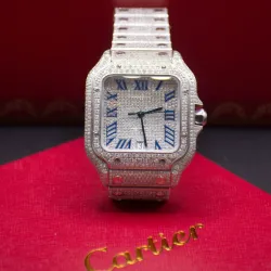 Cartier Santos Full Diamantes Naturales 2025