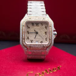 Cartier Santos Full Diamantes Naturales 2025