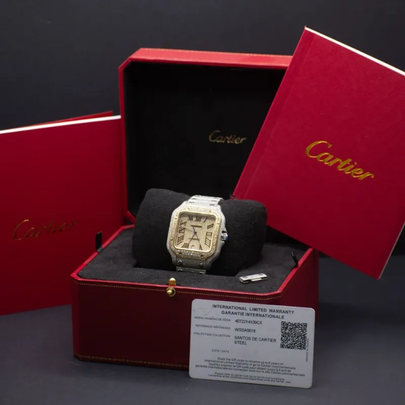 Cartier Santos Full Diamantes Naturales 2025