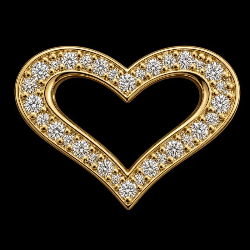 Dije 14k de Diamantes Naturales