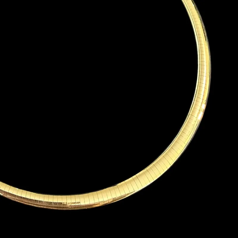 Gargantilla Italiana 14k Maciza