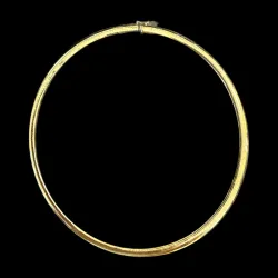 Gargantilla Italiana 14k Maciza