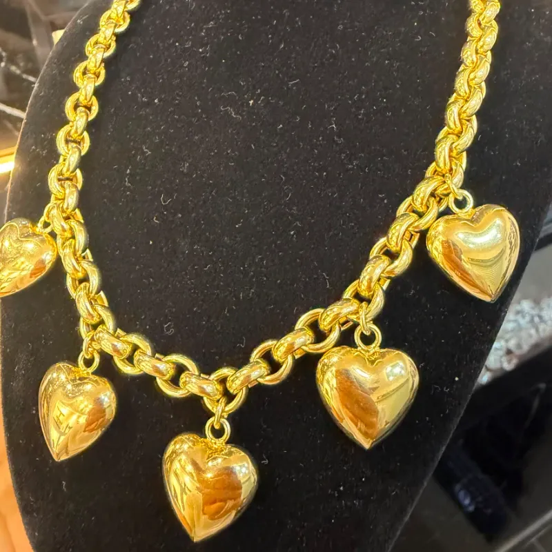 Gargantilla Italiana Maciza 14k